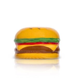 Nora Fleming for the Bun of It (Hamburger) A429 Hand-Painted Ceramic Cookout Décor