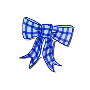 Happy Everything Mini Blue Gingham Bow