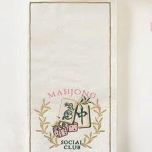 Mahjong Social Club Guest Napkins