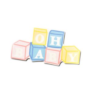 Happy Everything Baby Blocks Attachment