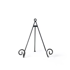 Happy Everything Black Mini Plate Stand