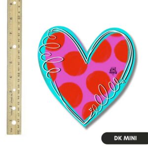 DK Teal Heart Mini
