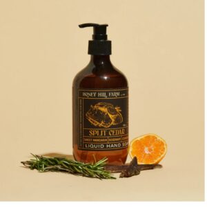 Honey Hill Farm Split Cedar Liquid Hand Soap 16 oz