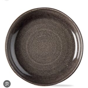 TAG Reactive Glaze Plate Black