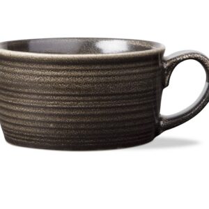 TAG Reactive Glaze Soup Mug Black