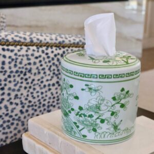 House of Happy Jade Tissue Vessel