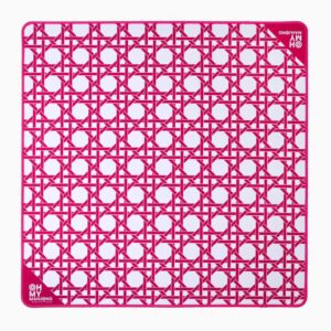 Oh My Mahjong Mini Pink Cane Mat