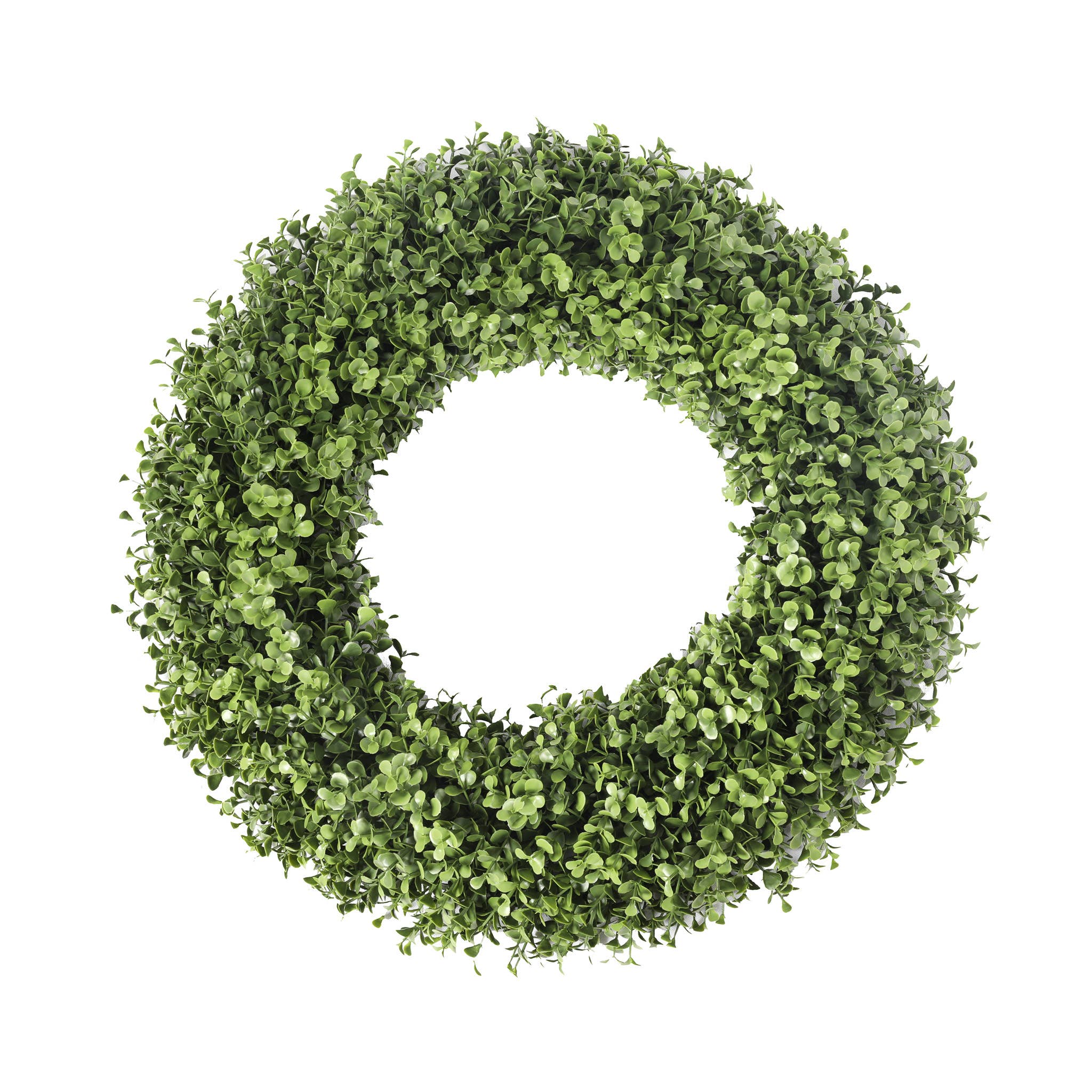 UV Boxwood Round Wreath 19 Inch 1 UV Boxwood Round Wreath 19 Inch