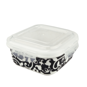 French Bull Square Porcelain Food Storage Container - Vine