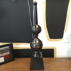 Large Black Decorative Sculpture