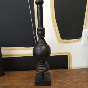 Small Black Decorative Sculpture