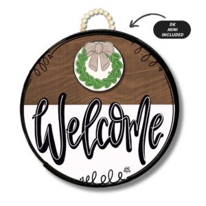 DK Classic Stain "Welcome" Hanger + Mini