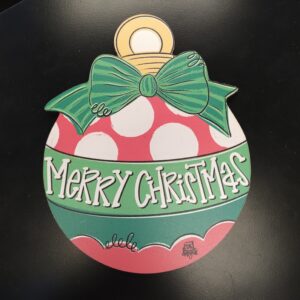 DK "Merry Christmas" Ornament Mini