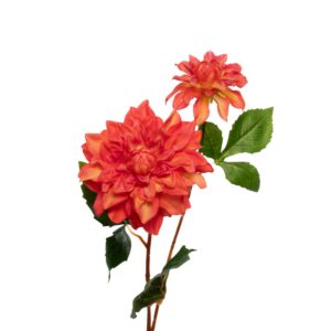 Real Touch Dahlia - 24 Inch - Orange