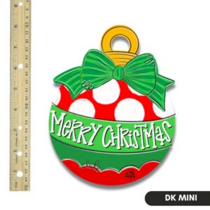 DK "Merry Christmas" Ornament Mini