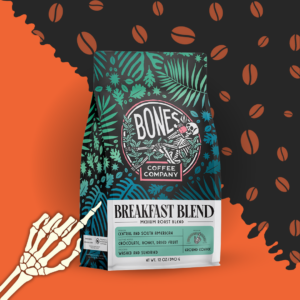 Bones Breakfast Blend Coffee | 12oz | Whole Bean & Ground