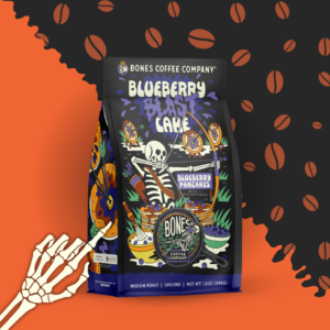 Bones Blueberry Blast Cake Coffee | 12oz | Whole Bean & Ground