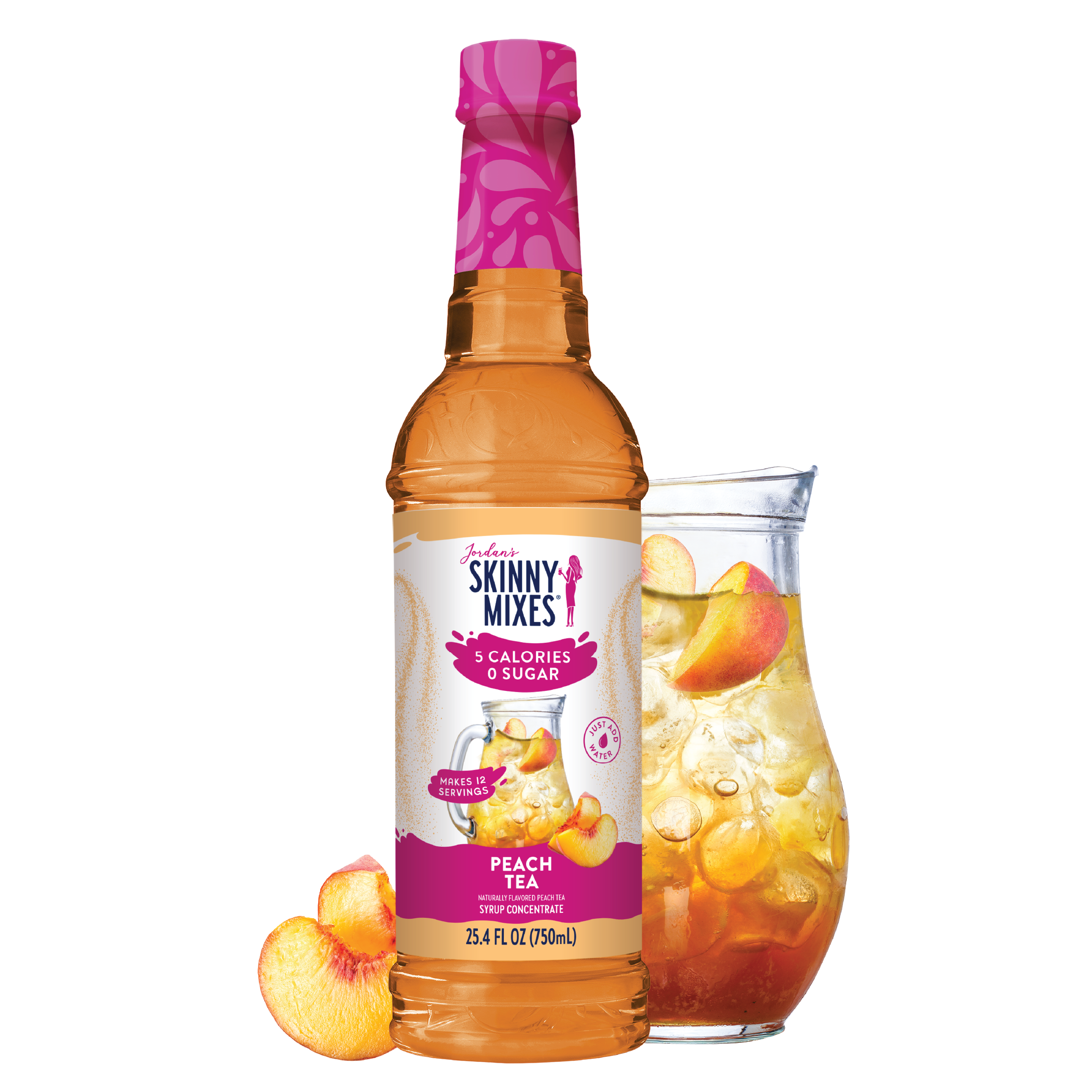 Skinny Mix Peach Tea Syrup 1 Skinny Mix Peach Tea Syrup