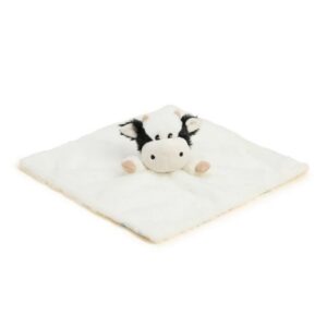 Warmies Black & White Cow Lovey Blanket