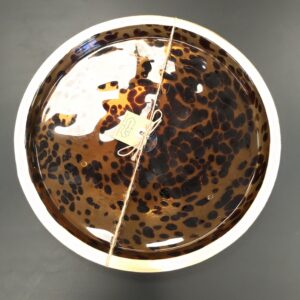 Mud Pie Tortoise Glass Serving Platter