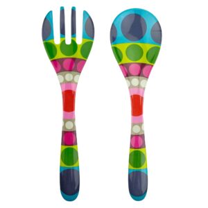 French Bull Dial Salad Server Set