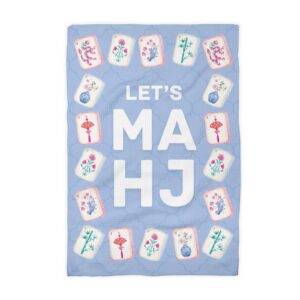 Mahjong Kitchen Towel Mahj Tile Game Decor Hostess Gift Prep