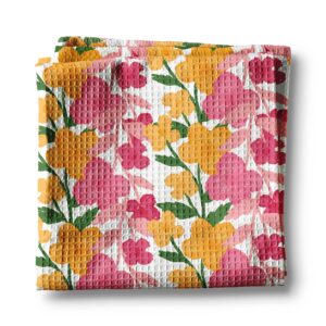 Floral Kitchen Flower Bloom Spring Summer Towel Mothers Day