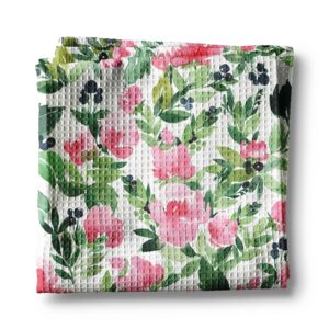 Floral Kitchen Flower Bloom Spring Summer Towel Mothers Day