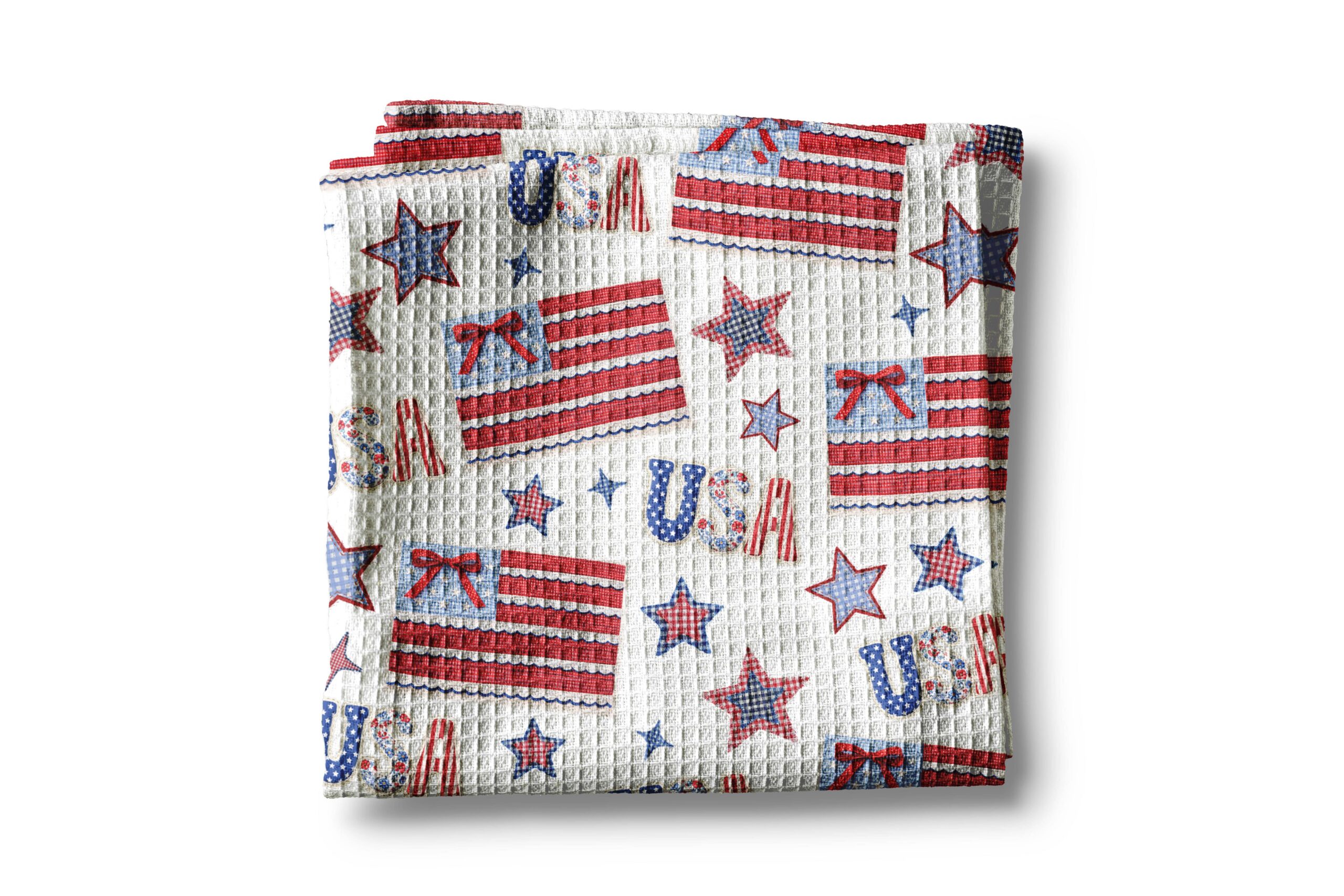 July 4th Kitchen Towel Patriotic Red White Blue Flag Star 1 July 4th Kitchen Towel Patriotic Red White Blue Flag Star