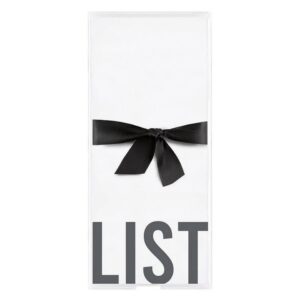 Santa Barbara 125-Sheet Loose Leaf Note Paper - List