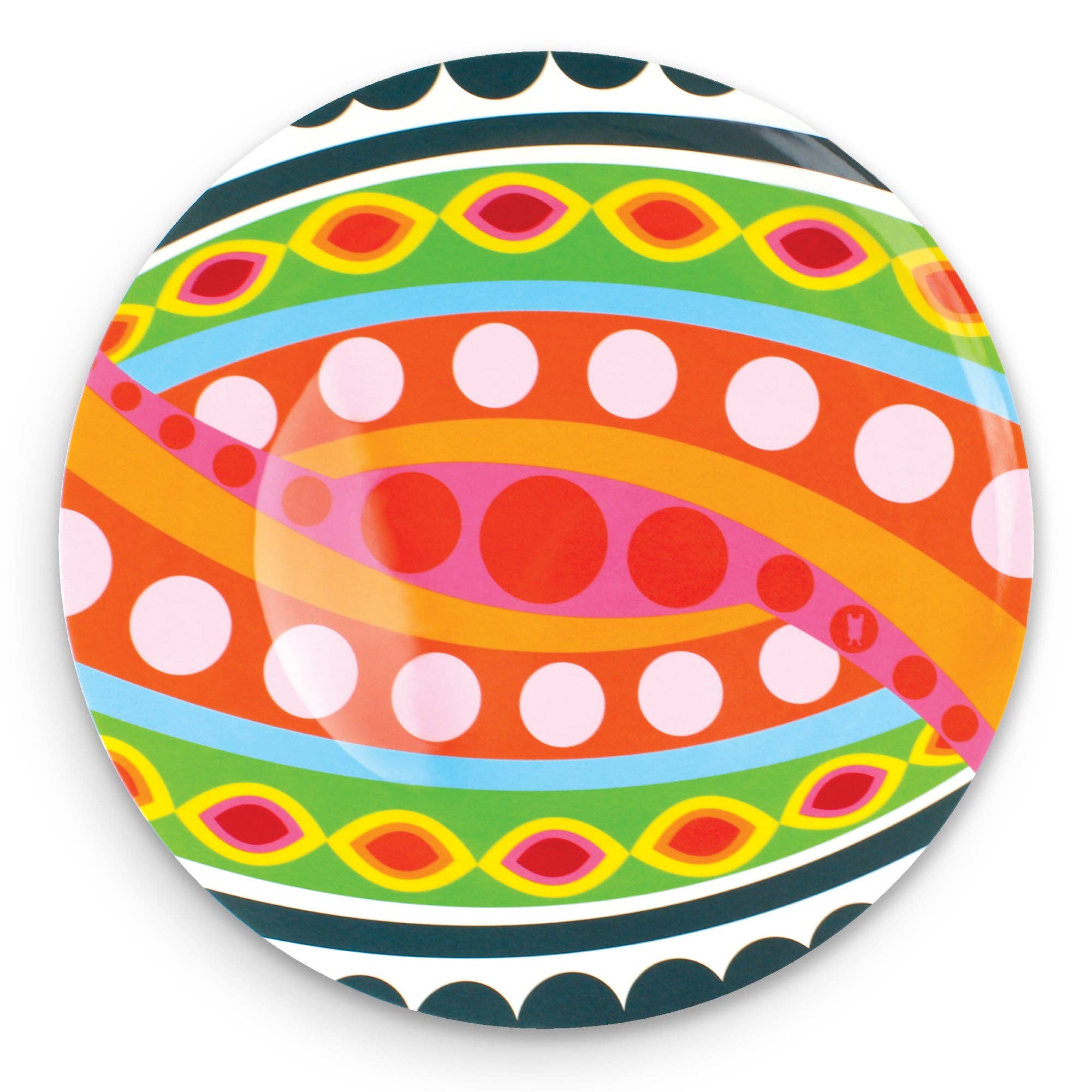 French Bull Tropic Fantasia 15.5" Round Platter 1 French Bull Tropic Fantasia 15.5" Round Platter