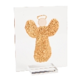 Mud Pie Acrylic Angel Plaque Stand, Large
