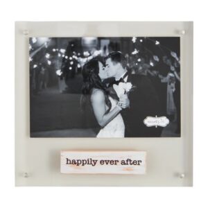 Mud Pie Acrylic Happy Ever After Frame; 6 1/2 " x 7 "