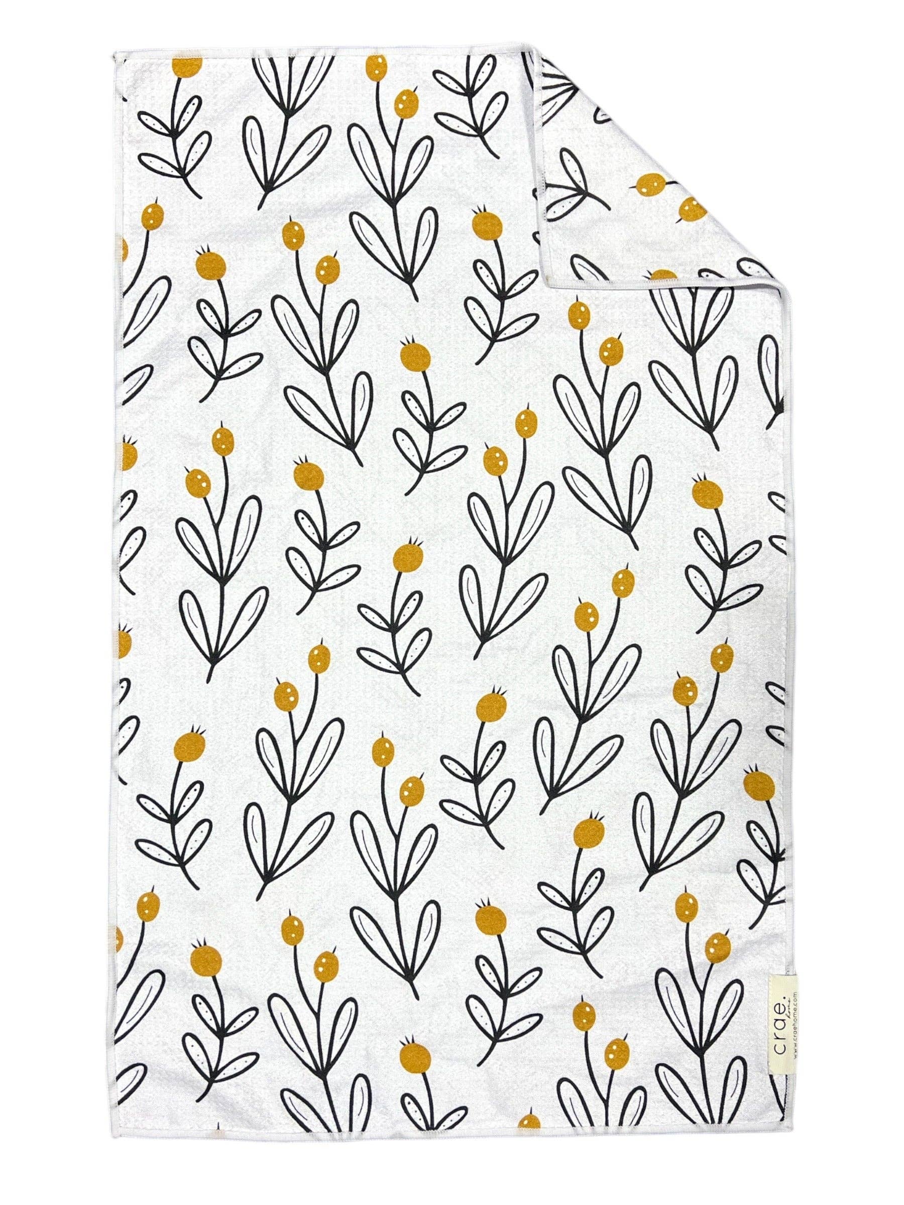 Crae Lilly Pop: Double-Sided Hand Towel 1 Crae Lilly Pop: Double-Sided Hand Towel
