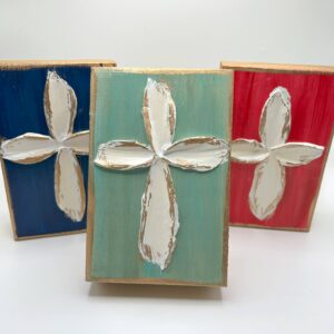 3x5 Textured Crosses
