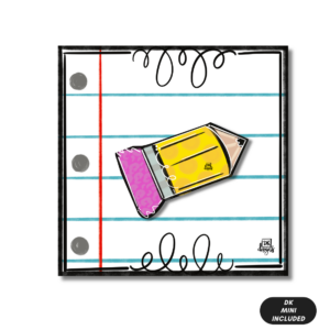 DK Design Mini Frame Notebook Paper w/ room for mini