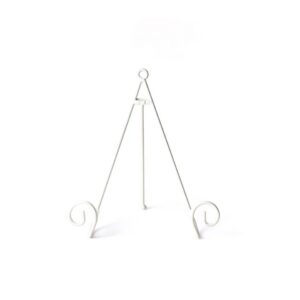 Happy Everything White Big Plate Stand