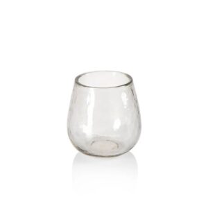 Zodax Hammered Stemless All Purpose Glasses S/6