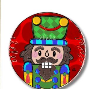 Avery Vaughan 25 Dk Design Red Nutcracker Circle Mini