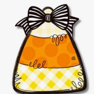Dk Design Candy Corn Bow Mini