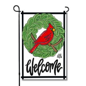 Dk Design Cardinal Wreath Garden Glam