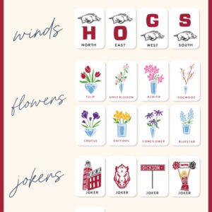 West Wind Mahjong Arkansas Tiles