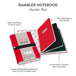 Hunter Rambler Notebook - Red