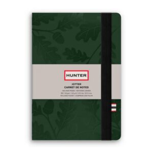 Hunter Jotter Notebook - Forrest Green Acorns