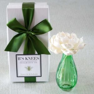 B's Knees Fraser Fir & Balsam Large Blossom Diffuser - Green
