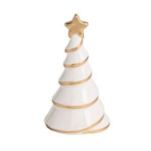Mud Pie Small Gold Ceramic Tree Sitter