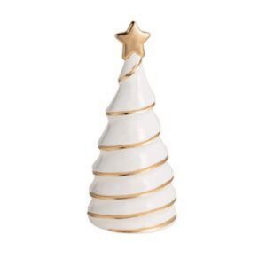 Mud Pie Med Gold Ceramic Tree Sitter
