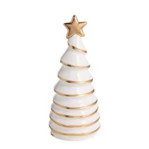 Mud Pie Large Gold Ceramic Tree Sitter