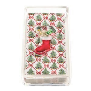 Mud Pie Stocking Acrylic Guest Towel