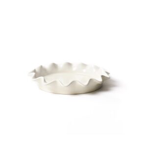 Coton Colors White Signature Ruffle Pie Dish 8"